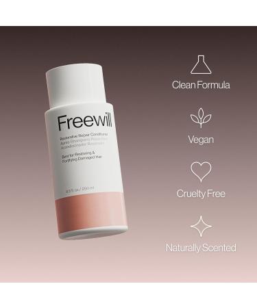 Freewill Restorative Repair Conditioner - Hydrating Conditioner for Dry Damaged Hair | 8.5 oz | Natural Protectants for Hair Health - Buy Online on GoSupps.com