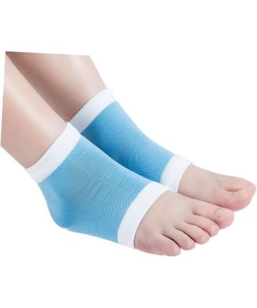 POPETPOP Foot Cover Floral Hair Wreath for Women Lotion Socks Nylon Socks Calcetines para Mujer Vented Heel Sleeves Blue Ladies Socks Moisturising Gel Heel Socks Miss Spa Set Moisturizing - Buy Online on GoSupps.com
