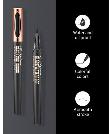 4D Silk Fiber Mascara & Eyeliner Set - Long-lasting, Smudge-Proof, Waterproof - Adds Length, Depth, and Glamour - Best Eye Makeup Cosmetics - Buy Online on GoSupps.com