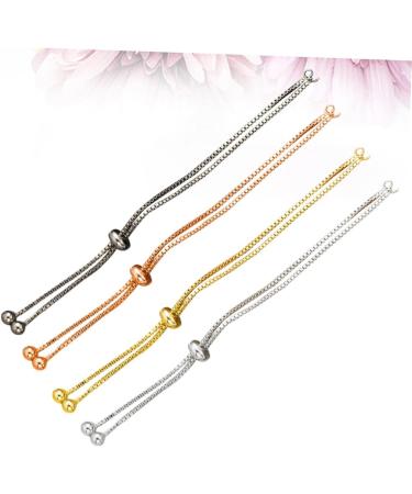 VILLCASE 8 Pcs Ladies Bracelets Beaded Bracelets Silicone Bracelet Goldendoodle Accessories Bead Chain Slider Chain Bracelet Bead Bracelets for Women Friendship Bracelet Ball Adjustable - Buy Online on GoSupps.com