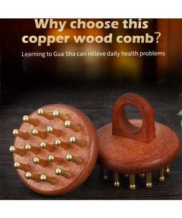 Jimenez Meridian Massage Comb Head | GUA-SHA Tool for Wood Therapy & Circulation | High-Quality Scratch Massager - Buy Online on GoSupps.com
