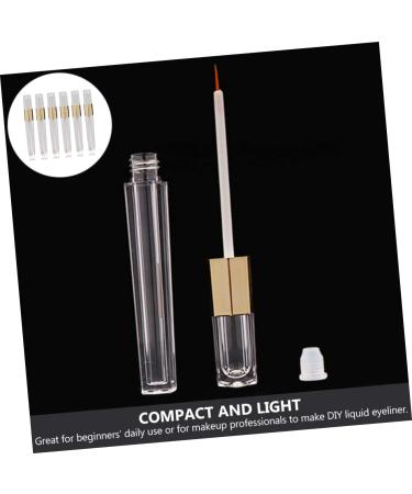 HAPINARY 6pcs Bottle DIY Mascara Bottle Eyeliner Tube Clear Eyeliner Bottle - Buy Online on GoSupps.com