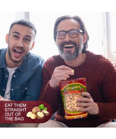 Premium Quality Raw Macadamia Nuts - 2 lbs - Shelled & Unsalted by We Got Nuts | Natural Gourmet Fresh Macadamia Nuts - Kosher, Bulk Snack Pack in Resealable Pouch | 2lb Pack - Buy Online on GoSupps.com