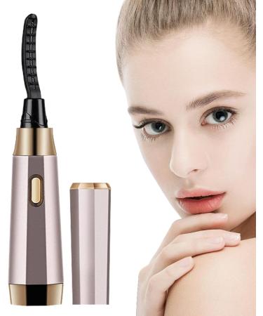 Heated Eyelash Curler | Heated Lash Curler with USB Charging Eyelash Curler | Portable Heated Lash Curler Quick Styling Eyelash Curlers for Perfect Make Up Pink - Buy Online on GoSupps.com