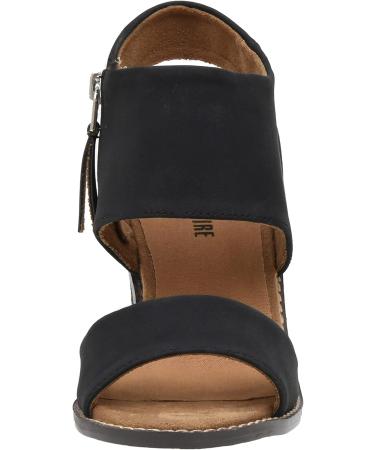 CUSHIONAIRE Women's Rosanna Cut Out Sandal | Memory Foam | Wide Width | Black | Size 10W - Buy Online on GoSupps.com