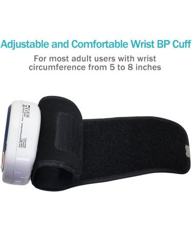 LotFancy Wrist Blood Pressure Monitor with 60-Reading Memory - Automatic Digital BP Machine for Home - Irregular Heartbeat Detection - Wrist BP Cuff (5-8) - Buy Online on GoSupps.com