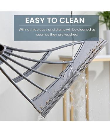 Multifunction Magic Broom 2-in-1 Sweeper Easily Dry The Floor Surface and Remove Dirt and Hair Adjustable Professional Squeegee for Tile Shower Floor (Gray) - Buy Online on GoSupps.com