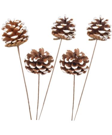 TEHAUX 10 Pcs Floral Flower Bouquet Artificial Pine Cone Bouquet Artificial Plants Diy Crafting Pinecones Branches Pinecones with Pine Floral Picks Mini Wreath Ornament Vase Autumn Bamboo As Shownx2pcs 50X5cmx2pcs - Buy Online on GoSupps.com