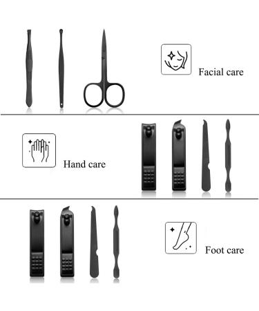 7-in-1 Manicure Set with Nail Clippers and Pedicure Tools for Thick Nails - 7pcs Nail Kit for Men and Women - Buy Online on GoSupps.com