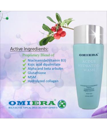Omiera Acdue Acne Face Wash - Dark Spot Remover Pore Cleanser & Anti-Aging Treatment for Scar & Uneven Skin Tone - 4 oz - Buy Online on GoSupps.com