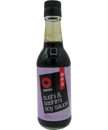 Obento Sushi & Sashimi Soy Sauce 250ml with World Food Shop Scoop - Premium Japanese Soy Sauce Ideal for Sushi and Sashimi Convenient Scoop for Accurate Measurements - Buy Online on GoSupps.com