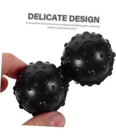 Buy Healvian Peanut Massage Roller - Black Muscle Massage Balls for Foot & Body Therapy | International Shipping Available - Buy Online on GoSupps.com