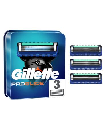 Gillette ProGlide razor blades 3 replacement blades for men's wet razors with 5-blade - Buy Online on GoSupps.com