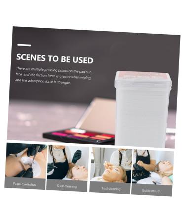 FRCOLOR 6 Pcs Eyelash Extension Cleaning Pads | Lash Cleaner Wipes & Supplies for Salons | Glue & Tweezers Cleaning Tools - Buy Online on GoSupps.com
