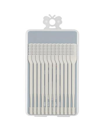 Portable Nose Hair Cutter Double Nose Hair Cutter Rotary Nose Hair raz0r Cutter Portable Personal Trimmer for Facial Care Manual nostril cleaning for women and men 12 packs