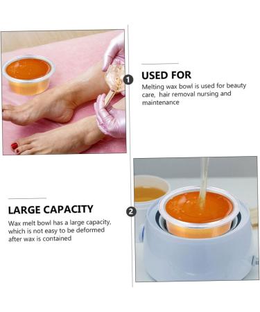 Adocarn 100-Piece Wax Melting Shell Hair Removal Tool Set | Wax Heating Bowl & Chocolate Melter - 5x5cm | Premium Household Tools - Buy Online on GoSupps.com