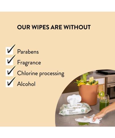The Honest Company Clean Conscious Unscented Wipes | 720 Count | 99% Water, Compostable, Plant-Based, Hypoallergenic Baby Wipes | EWG Verified - Buy Online on GoSupps.com