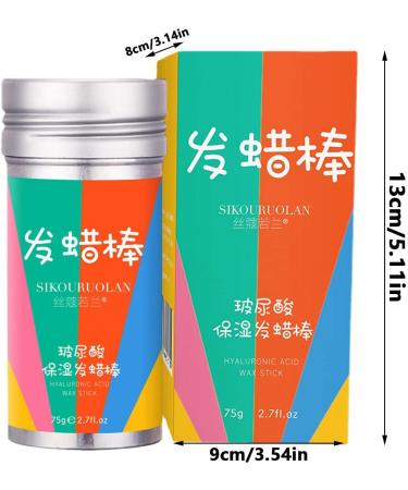 Wax Stick for Hair | Hyaluronic Acid Hair Wax Stick | 98g Wax Stick for Hair Hair Pomade Stick Hair Stick Wax Hair Pomade Stick Non-Greasy Styling Wax for Frizz Hair Pochy - Buy Online on GoSupps.com