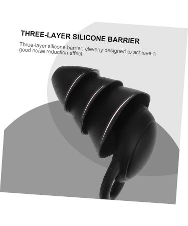 Buy Healvian Anti-Noise Earplugs - 3 Pairs for Sleep & Travel | Noise Cancelling Earbuds & Earmuffs for Students & Airplanes - Buy Online on GoSupps.com