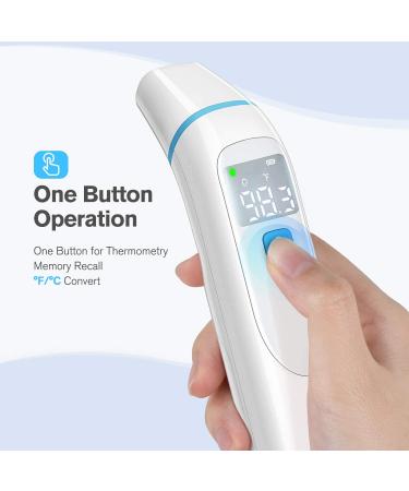 Infrared Thermometer for Adults, Forehead and Ear Thermometer for Fever, Baby Thermometer - Accurate Temperature Reading - Buy Online on GoSupps.com