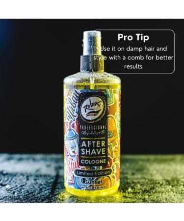 Rolda Sunset After Shave Tonic Cologne For Men - Post Shave Tonic Spray Calms Irritation Helps Heal & Clean Shaved Areas Masculine Citrusy Fragrance (14.54oz | 430ml) - Buy Online on GoSupps.com