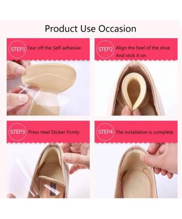 Half Insoles for Women | Heel Pain Relief Cushion Pads | High Heels Liner Insert | Size Reducer | Black - Buy Online on GoSupps.com