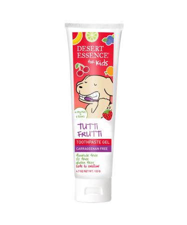 Desert Essence Kids Toothpaste Gel Tutti Frutti 4.7 oz (133 g)