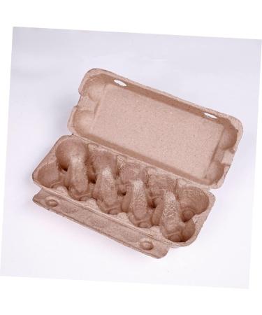 Generic Food Containers 10pcs Egg Cartons Folding Egg Tray Food Serving Tray Egg Holder Egg Rack Carrying Case Bulk As Shown 10pcs - Buy Online on GoSupps.com
