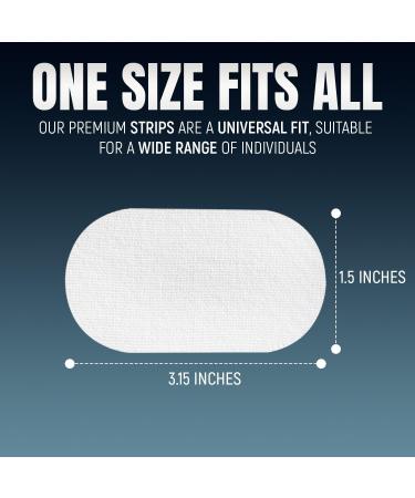 Slumber Seal Tape - 30 Strong Hold White Strips for Easy Painless Removal | Stretchy Breathable Hypoallergenic Dermatologically Tested - Buy Online on GoSupps.com