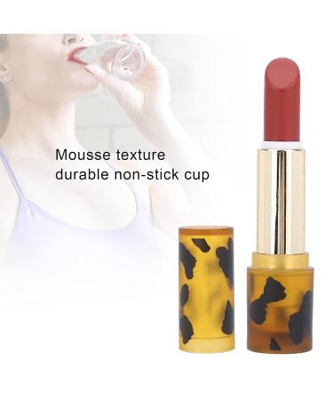 Stylish Gold Leopard Print Mousse Lipstick | Perfect for Parties & Daily Makeup | Shop Now - Buy Online on GoSupps.com