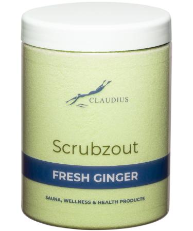 Claudius Scrub salt Fresh Ginger in handy jar 1250 grams