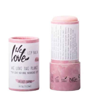 We Love The Planet Lip Balm Velvet Shine - Eco-Friendly Moisturizing Lip Care 4.9g | Natural Ingredients for Soft Lips - Buy Online on GoSupps.com