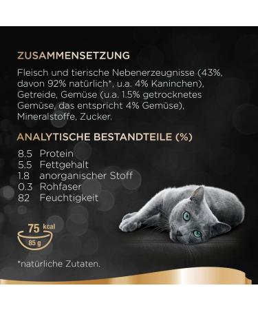 Sheba Sauce Sp ciale - Premium Wet Cat Food with Rabbit & Vegetables | 22x85g | Ideal for Adult Cats | International Shipping - Buy Online on GoSupps.com