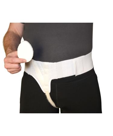 MTS Right Side Hernia Support Truss Belt with Compression Pad for Men XLarge