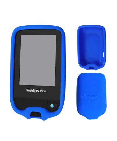Silicone Case for Abbott Freestyle Libre 1/2 Non-Slip Material Protective Case Perfect Fit - Blue