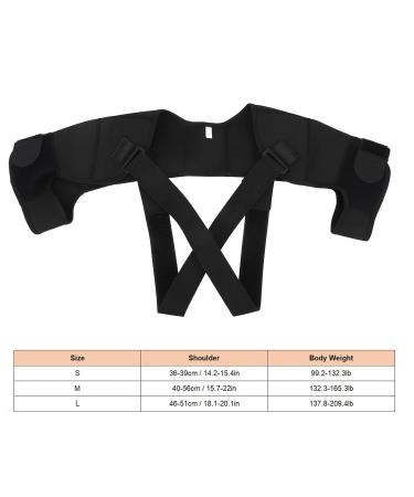 Adjustable Double Shoulder Brace for Fitness & Running | Sweat-Wicking Injury Prevention (M - Buy Online on GoSupps.com
