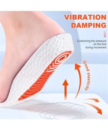 Height Increase Insole Elevator Inserts for Men & Women US 7-8.5 - 2.5cm Heel Lift Sports Shoe Insoles - Buy Online on GoSupps.com