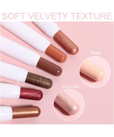 6 Colors Glitter Eyeshadow Stick Colorful Set Waterproof Eye Shadow Pencil Eye shadow Stick Pen Makeup Set Waterproof & Long Lasting Starter Eyeshadow Stick Sets - Buy Online on GoSupps.com