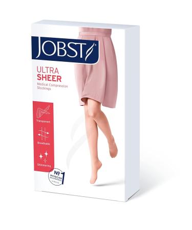 BSN Medical Jobst Ultra Sheer Compression Stocking Closed Toe Waist High Medium 20-30 mmHG Natural - Size Medium - Buy Online on GoSupps.com