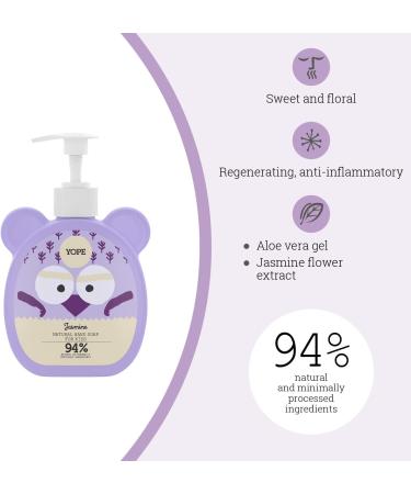 YOPE Natural hand wash for Kids Sensitive Skin Neutral pH Aloe Vera Jasmine 400ml 400ml Jasmin - Buy Online on GoSupps.com