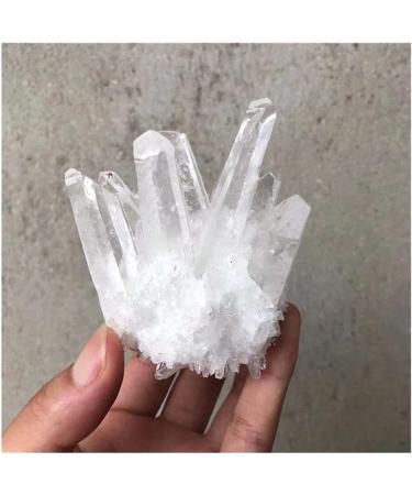 Natural Crystal Rough Balance Natural White Clear Crystal Cluster Quartz Crystal Health Reiki Stone Raw Point Specimen Home Decor Raw Crystal Lucky Stone Raw Stones and Minerals dingchi - Buy Online on GoSupps.com