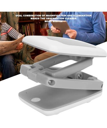 Magnifying Glasses for Reading 3X Elderly Reading Energy Saving Shadowless Light Foldable Desktop Handheld Magnifying Glass for Reading Inspection Hobbies - Buy Online on GoSupps.com