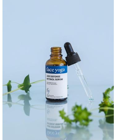 Face Yoga Age Defense Retinol Serum - Anti-Aging Hydrating and Nourishing Formula for Youthful Skin Anti Aging Vegan Face Serum for Wrinkles Fine Lines Dark Spots Acne Scars - Buy Online on GoSupps.com