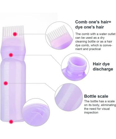 Lonimia Hair Color Shampoo Bottle & Root Comb - Hair Dye Applicator Kit with Brushes | Perfect for Salon & At-Home Styling - Buy Online on GoSupps.com