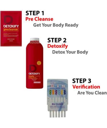 RU Clean 6 Detox Kit: Ready Clean Drink 16oz + Herbal Precleanse Capsules - Fast 1-Hour Detox Flush - Buy Online on GoSupps.com