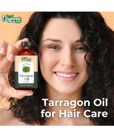 Organic Zing Tarragon (Artemisia Dracunculus) Oil | Pure & Natural Essential Oil for Aroma Diffusers Skincare & Haircare - 30ml/1.01fl oz - Buy Online on GoSupps.com