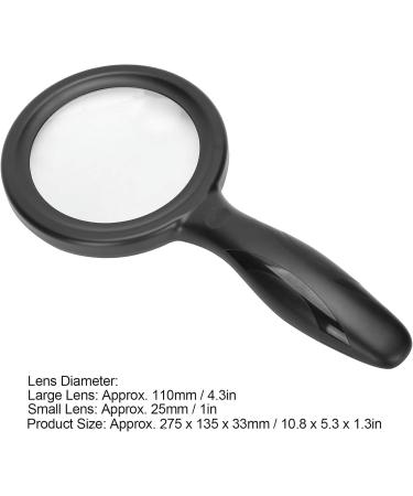 Portable 5X 10X Handheld Handheld Handheld Reading Magnifier for Reading LED for ES Repair Observation Full of Stars - Buy Online on GoSupps.com