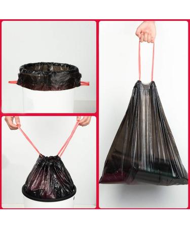 Zerdyne 1.5 Gallon Black Small Drawstring Trash Bags 208 Bags - Buy Online on GoSupps.com