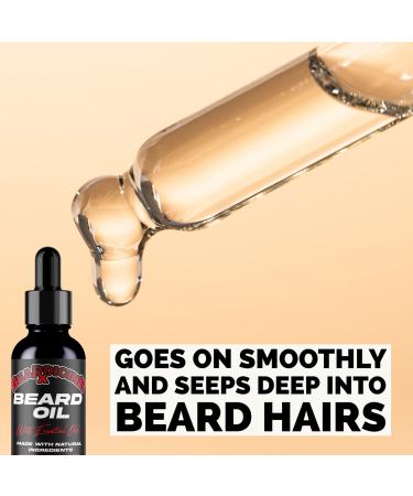 Enriching Beard Oil for Men | Softens Shapes & Shines with Fresh Teakwood Scent | Jojoba & Argan Oil | 1 Oz - Buy Online on GoSupps.com