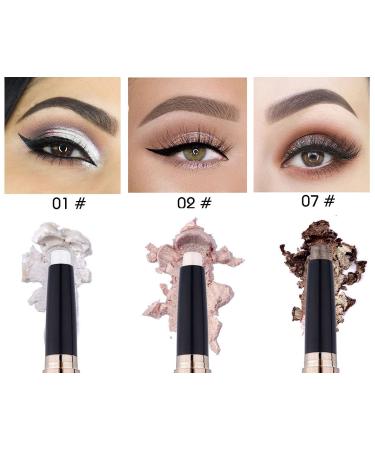 SlZZ Eyeshadow Stick Set - 3 Waterproof Creamy Shades for Smoky Eyes | Light to Dark Brown Eyeshadow Pens - Buy Online on GoSupps.com